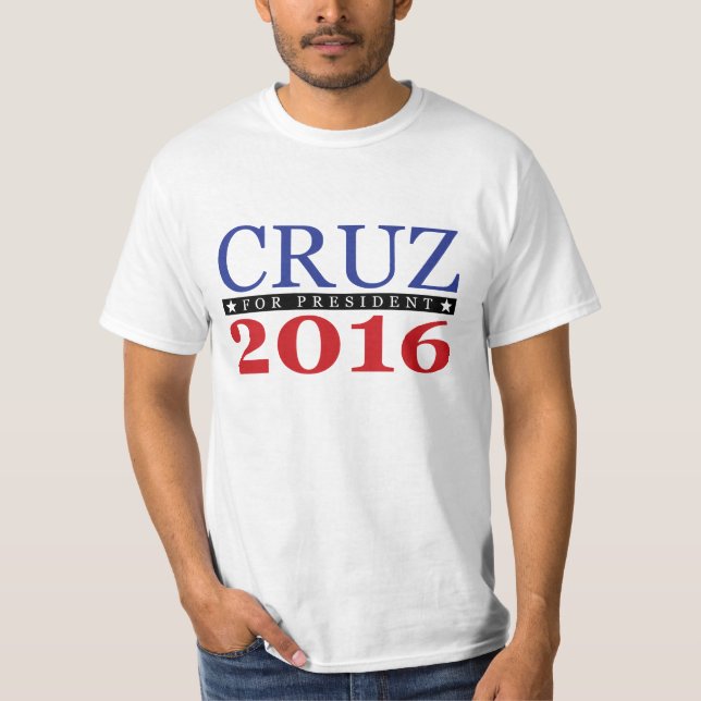 Camiseta Ted Cruz para o presidente 2016 (Frente)