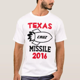 Camiseta Ted Cruz para o presidente 2016. Míssil de