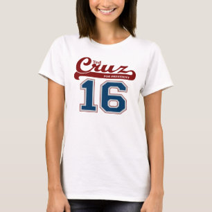 Camiseta Ted desportivo Cruz para o presidente '16