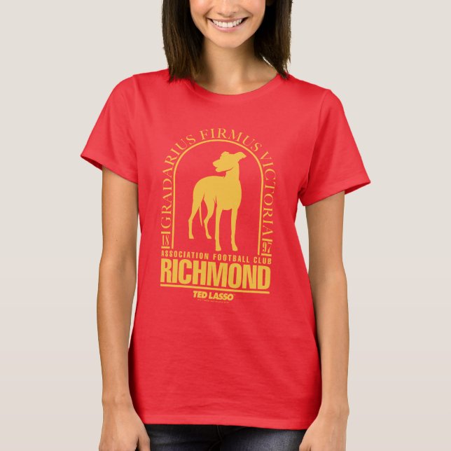 Camiseta Ted Lasso | AFC Richmond Logotipo Dourado (Frente)