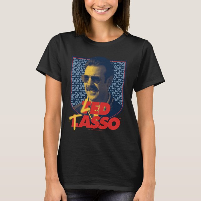 Camiseta Ted Lasso | Crachá de Laço Led (Frente)