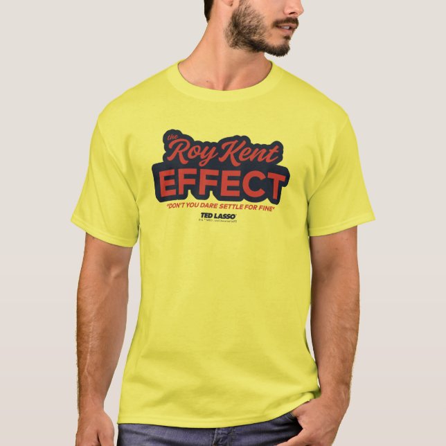 Camiseta Ted Lasso | Gráfico de Tipografia do Efeito Kent-R (Frente)