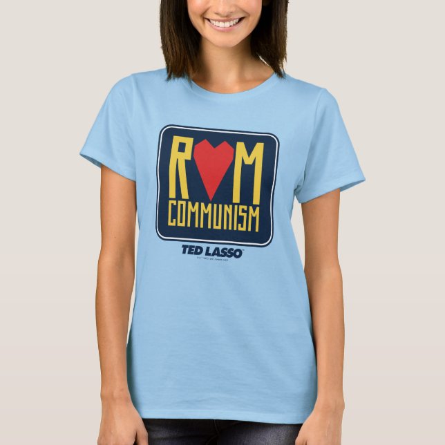 Camiseta Ted Lasso | Rom Comunismo Gráfico (Frente)