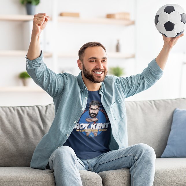 Camiseta Ted Lasso | Roy Kent Boneco Cabeçudo (Man wearing t-shirt)