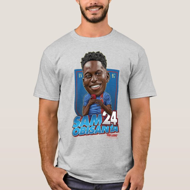 Camiseta Ted Lasso | Sam Obisanya Bobblehead (Frente)