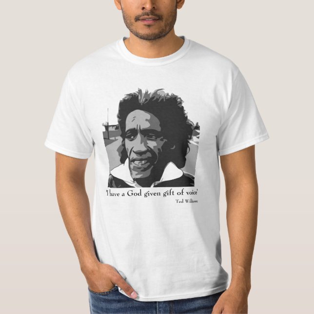 Camiseta Ted Williams on Shirt white (Frente)