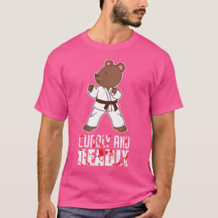 Camiseta Teddy Bear Arts Marciais Taekwondo Karate Lover