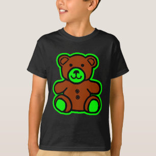 Camiseta Teddy Bear Green Brown O MUSEU Zazzle Dons