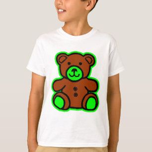 Camiseta Teddy Bear Green Brown O MUSEU Zazzle Dons