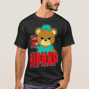 Camiseta Teddy Bear Hustle Hip Hop Money Rap DJ
