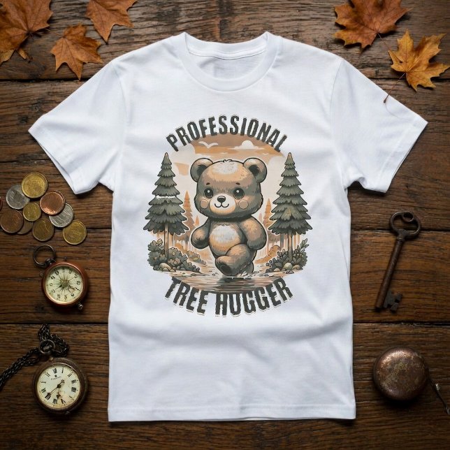 Camiseta Teddy Bear In The Woods T-Shirt (Criador carregado)