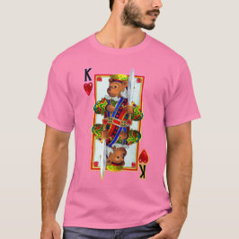 Camiseta Teddy Bear King of Hearts