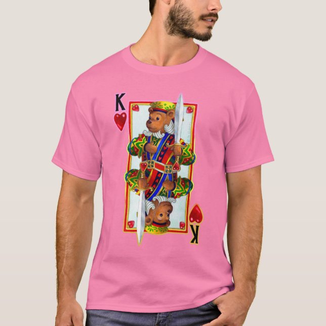 Camiseta Teddy Bear King of Hearts (Frente)