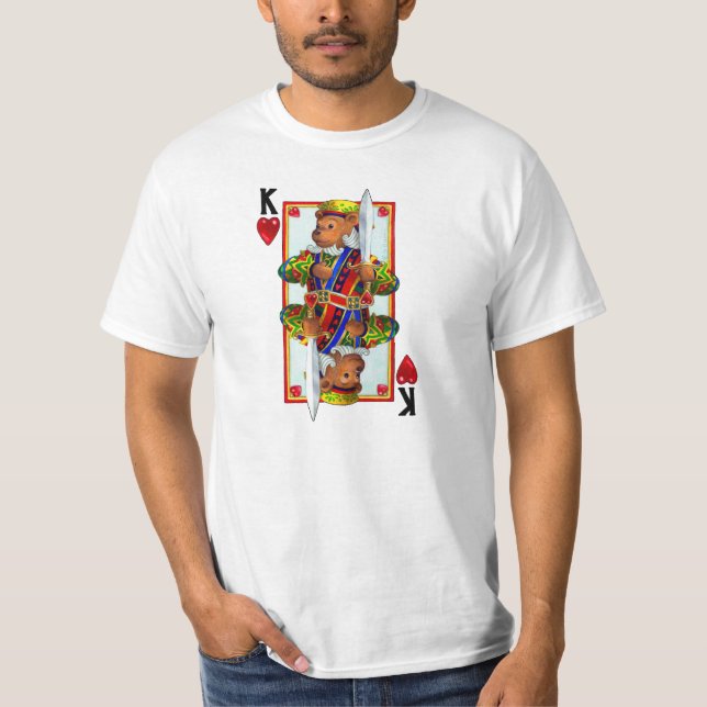Camiseta Teddy Bear King of Hearts (Frente)