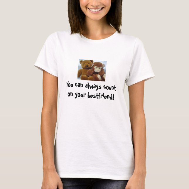 Camiseta Teddy Bears - Melhor Amigo (Frente)