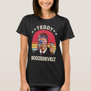 Camiseta Teddy Boozedevelt Theodore Roosevelt 4 de Julho A