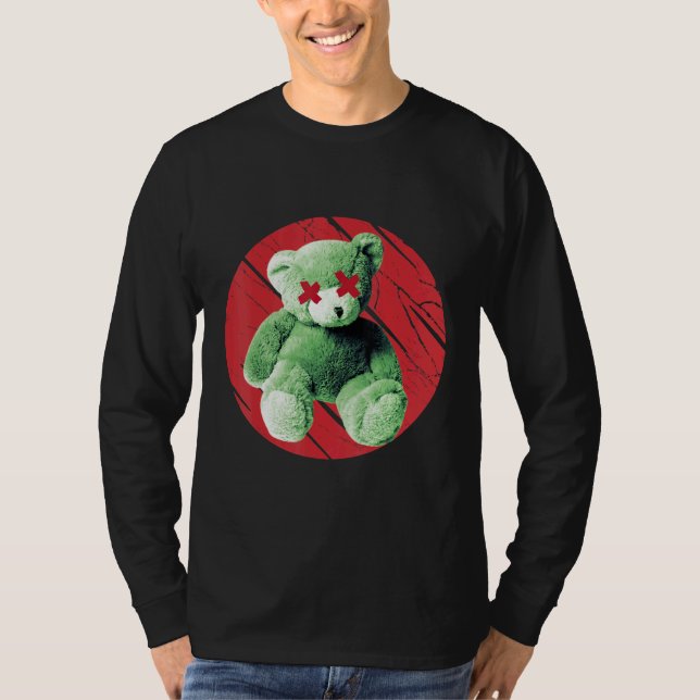 Camiseta Teddy What Horror Murderous Teddy Bear What (Frente)