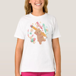 Camiseta Teddy's Back to School Illustration