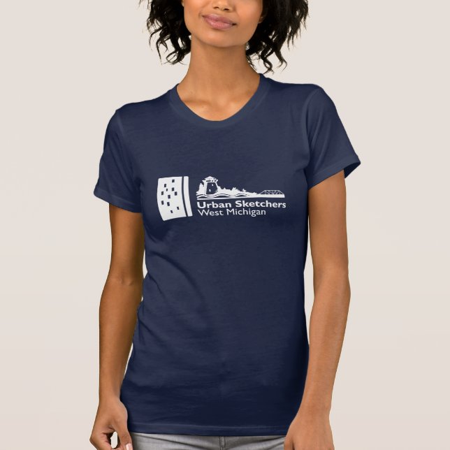 Camiseta Tee Azul (Frente)