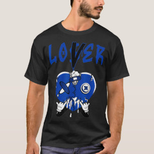 Camiseta Tee Azul Racio 5 Para Corresponder Perdedor Lover 