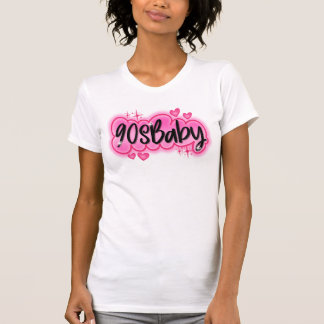 Camiseta Tee Baby Airbrush, 90 anos