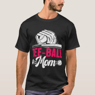Camiseta Tee Ball Mãe Dia de as mães Esporte Mama Teeball