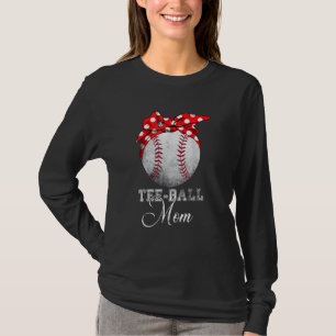 Camiseta Tee Ball Mãe Para Mulheres Ball Mãe Dia de as mães