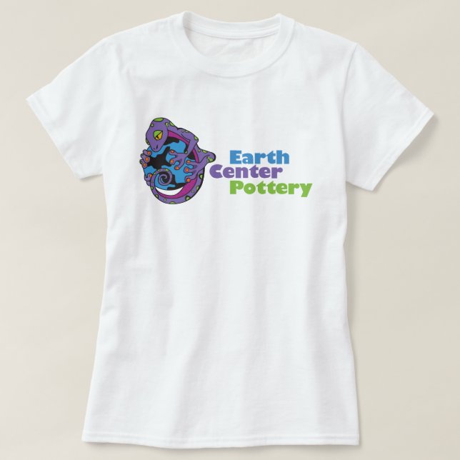 Camiseta tee branca (Frente do Design)