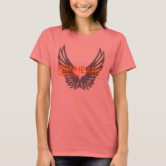 Camiseta Tee Branco das Mulheres da Fundação IronHeart com 