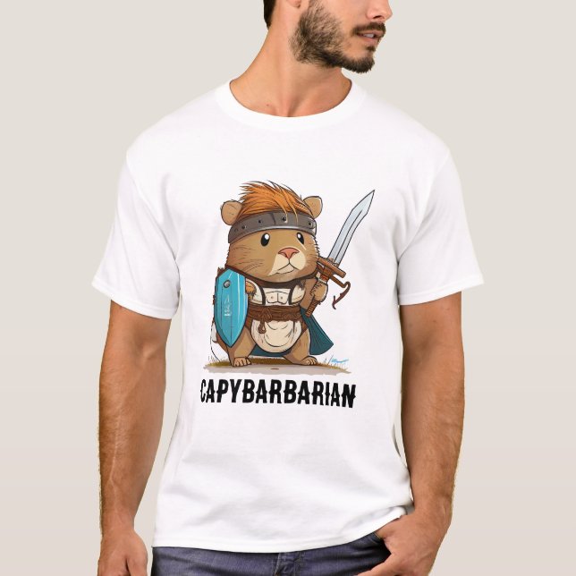 Camiseta Tee Capybarbarian (Frente)
