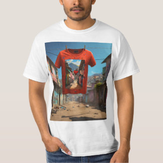 Camiseta Tee chileno em T-Shirt Grafite