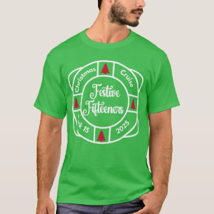 Camiseta Tee Clássica Da Tripulação Dos Cessantes Festivos