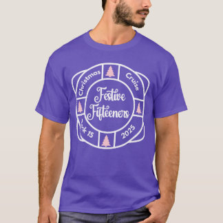 Camiseta Tee Clássica Da Tripulação Dos Cessantes Festivos