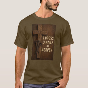 Camiseta Tee cristão "Nails"