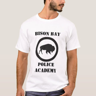 Camiseta Tee da Academia de Polícia de Bison Bay