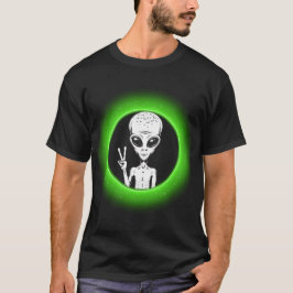 Camiseta Tee da Alienígena da Paz