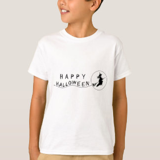 Camiseta Tee da Bruxa Voadora de Halloween