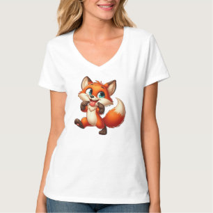 Camiseta Tee da Celebração do Dia de Foxy Columbus