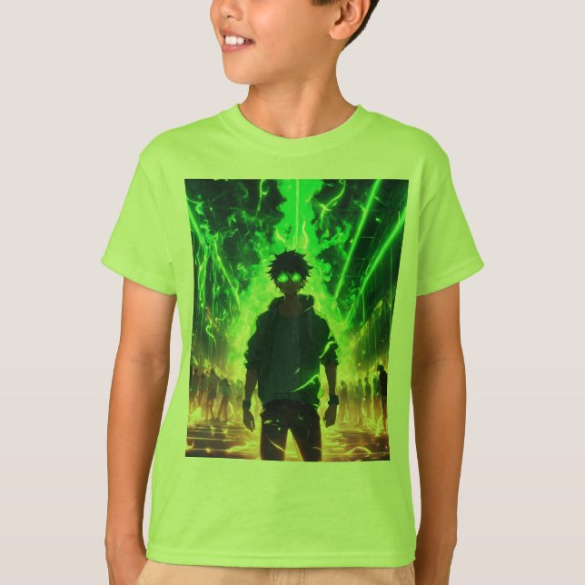 Camiseta "Tee da Harmonia Verde" (Frente)