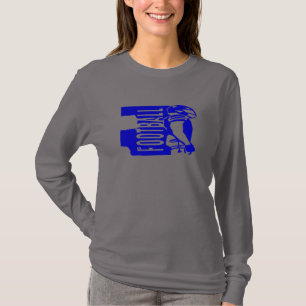 Camiseta Tee da longa Capa feminina no Dia da Abertura