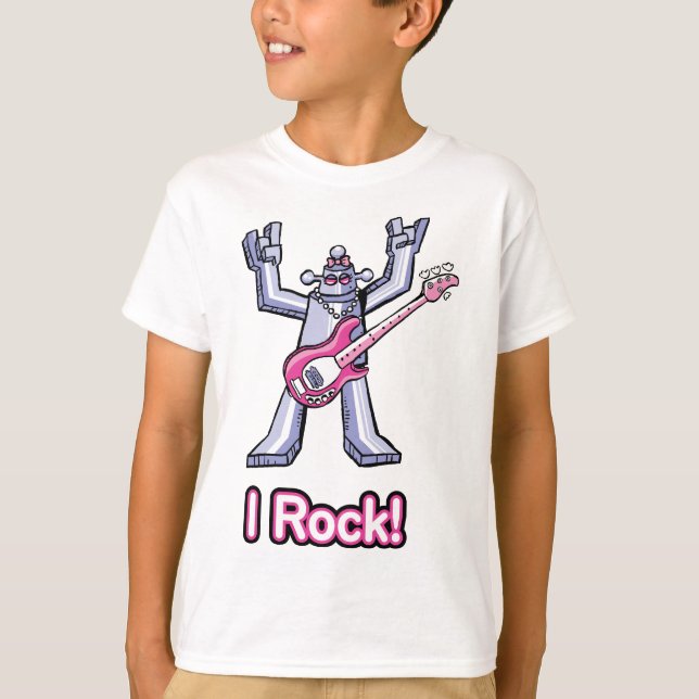 Camiseta Tee da Menina PAM (Bonito Máquina Adorável) (Frente)