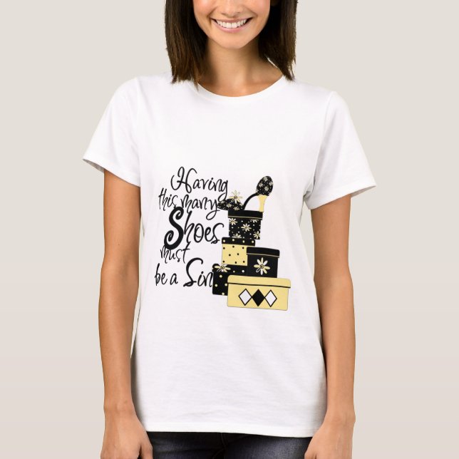 Camiseta Tee da Moda Amarela (Frente)