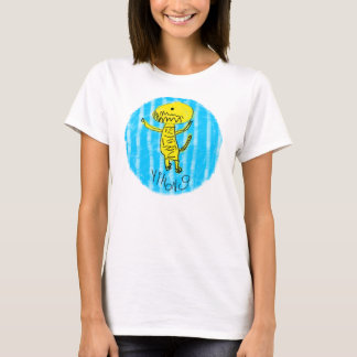 Camiseta Tee da Mulher Dino Amarela