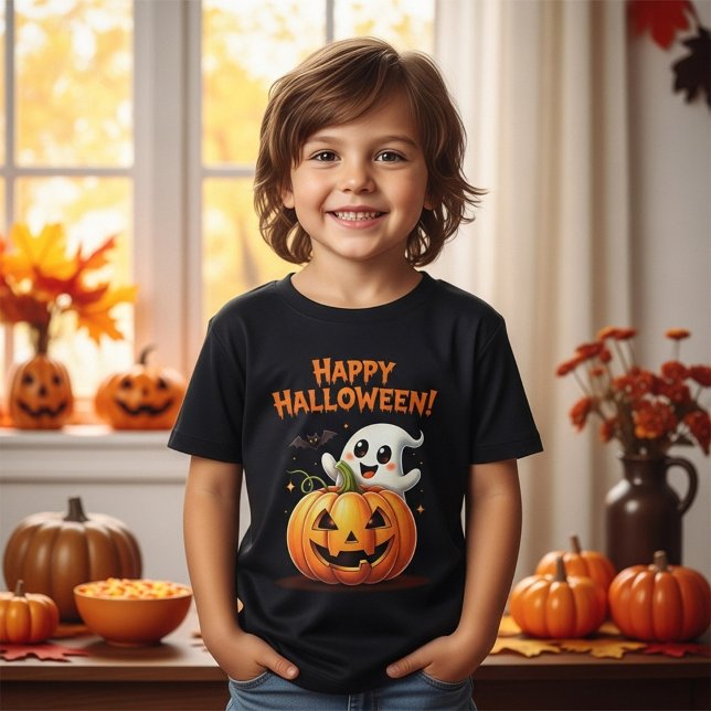 Camiseta Tee das Bruxas Spooky-Cute para Crianças (Criador carregado)