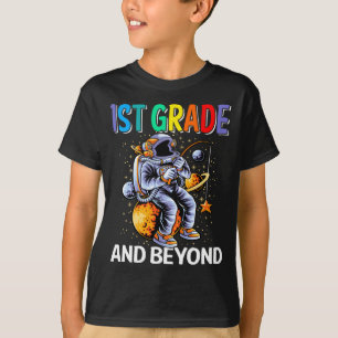Camiseta Tee de 1rua de volta para os amantes espaciais esc