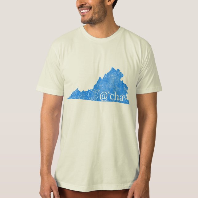 Camiseta Tee de Appalachia Virginia Masculina (Frente)