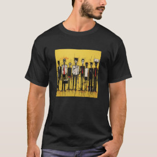 Camiseta Tee de Arte de Rua Basquiat Inspirada para o Criat