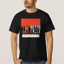 Camiseta Tee de Arte Inspirada em Basquiat Masculina