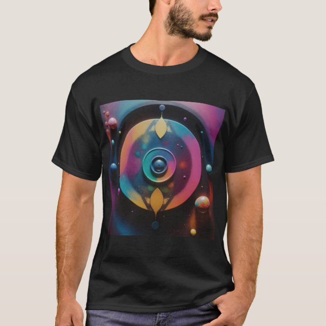 Camiseta Tee de arte Sci-fi (Frente)