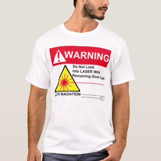 Camiseta Tee de Aviso LASER